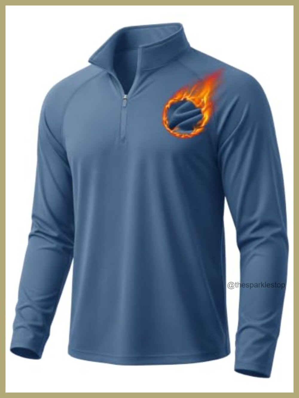 MAGCOMSEN Quarter Zip Pullover Fleece Lined Thermal Golf Sweatshirt